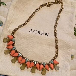 J. Crew Brushed Gold Necklace